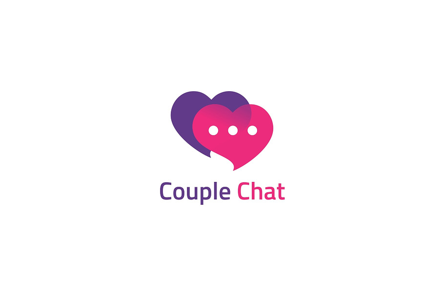 Love Chat Logo Template