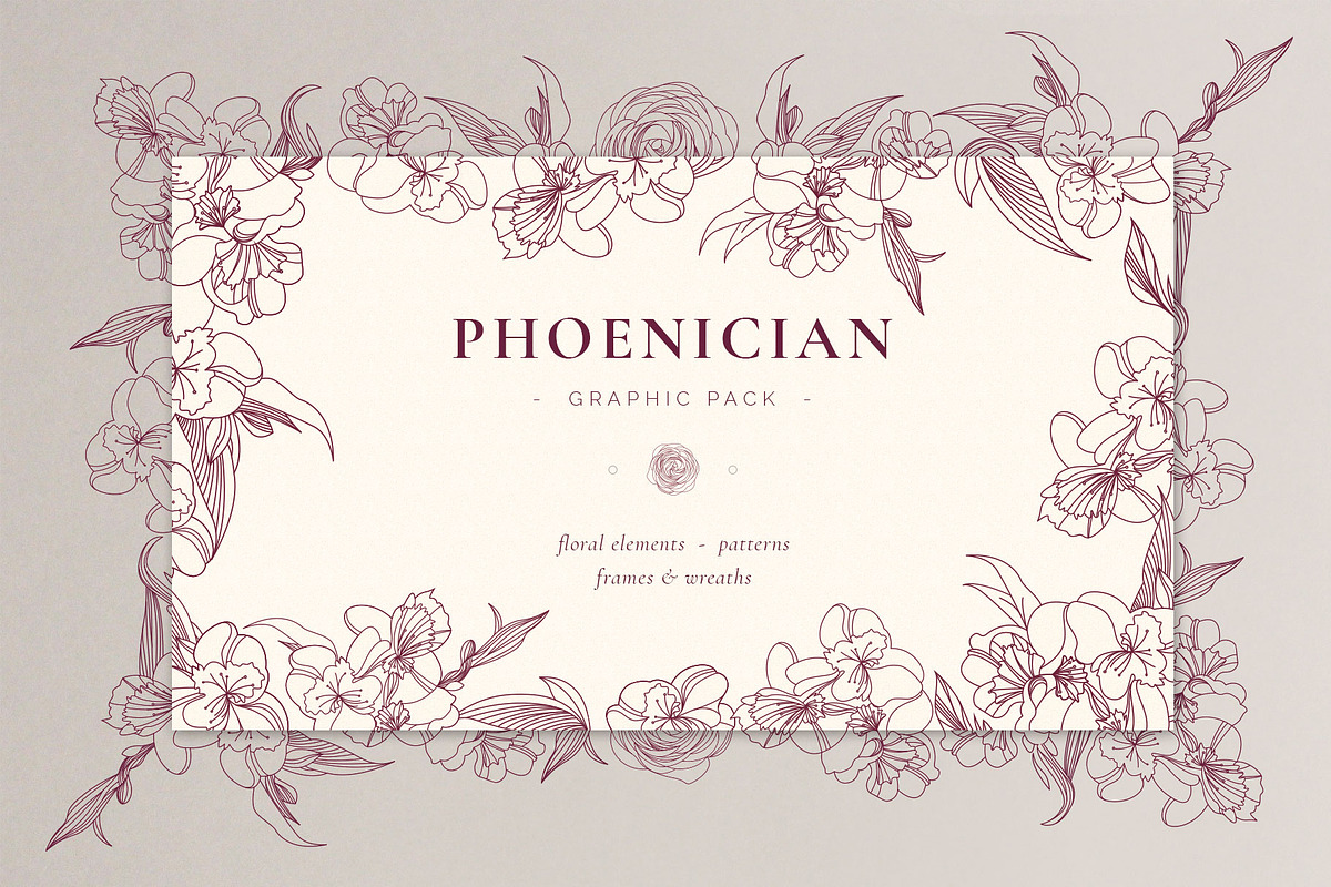 Phoenician Floral Art in Objects - product preview 8