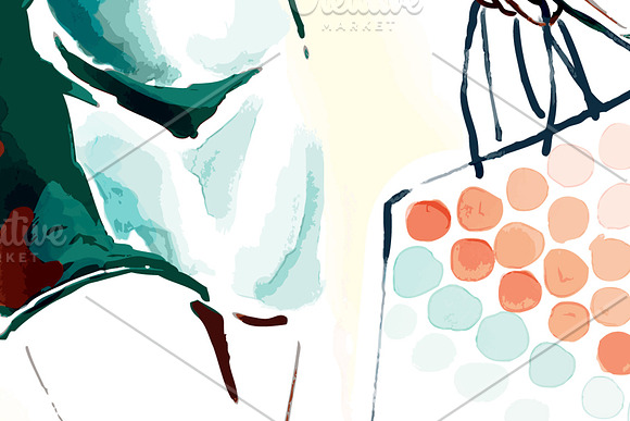 Woman with shopping bags, watercolor in Illustrations - product preview 2
