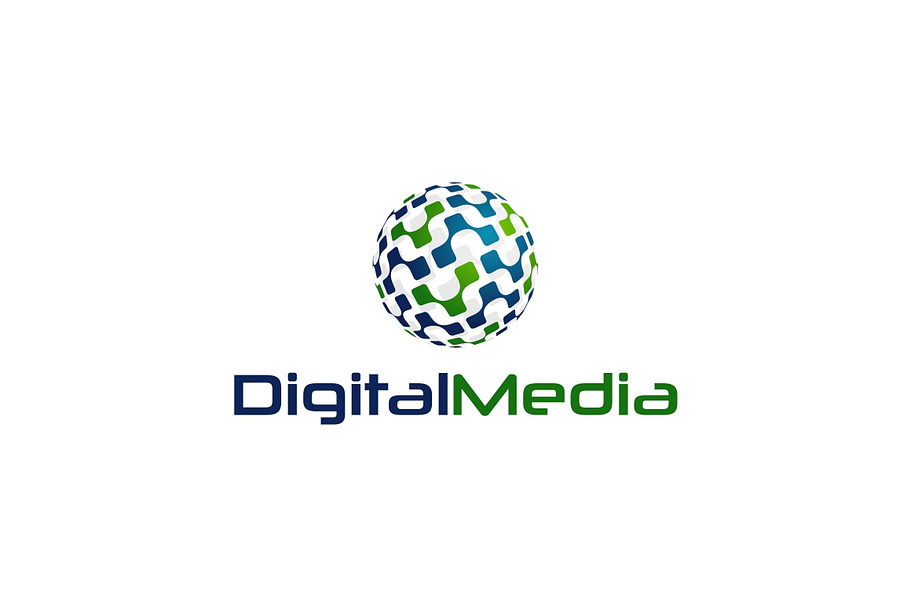 Digital Technology Logo Template