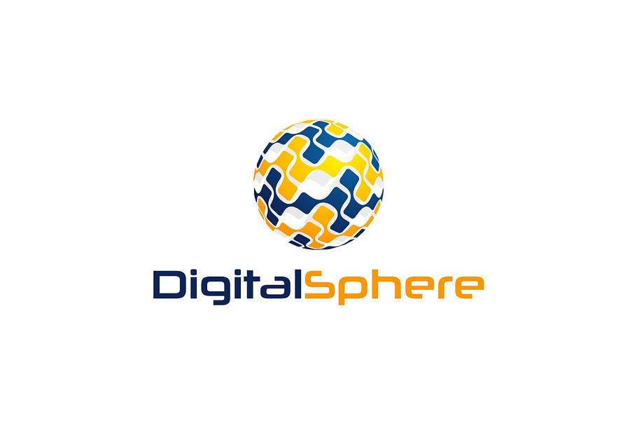 Digital Sphere Logo Template