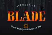 BLADE - Hallowen Font