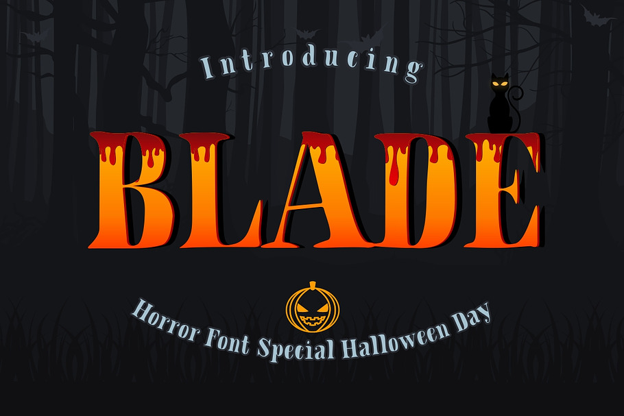 BLADE - Hallowen Font