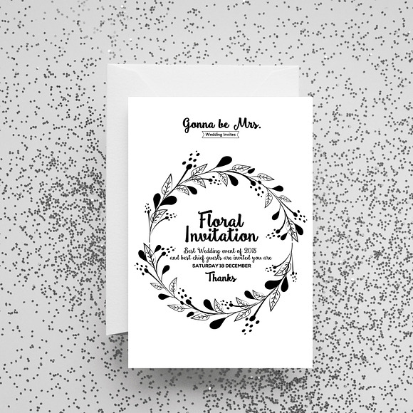 Ornament Invite Templates in Wedding Templates - product preview 1