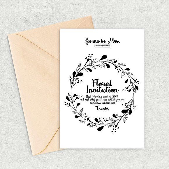 Ornament Invite Templates in Wedding Templates - product preview 2