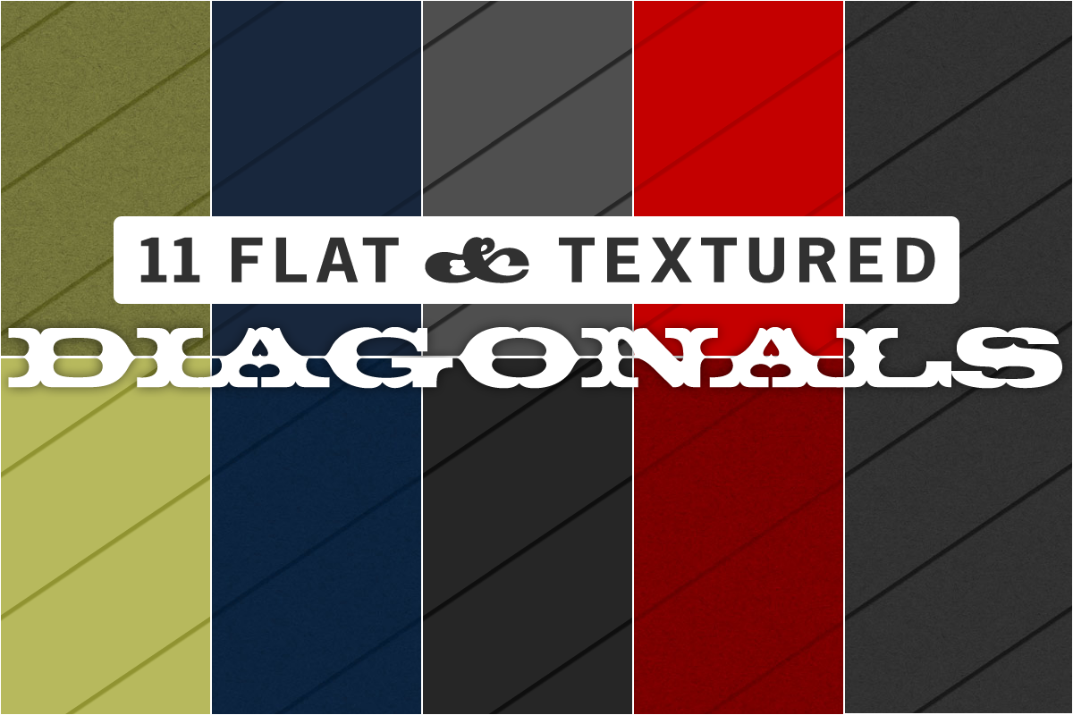 11 Flat & Textured Diagonal Patterns in Patterns - product preview 8