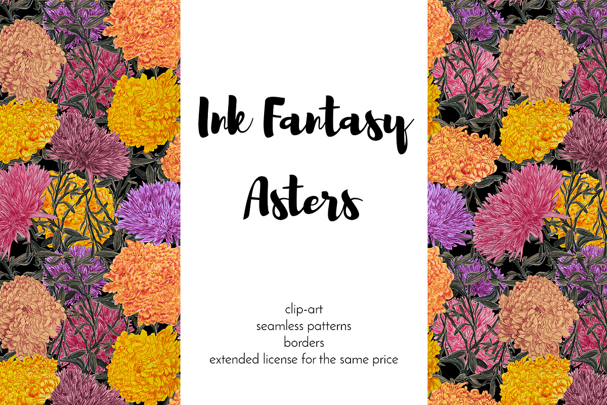 Ink Fantasy - Asters in Illustrations - product preview 8