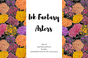 Ink Fantasy - Asters