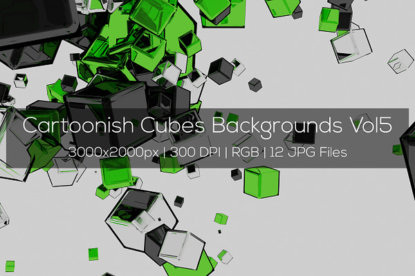 Cartoonish Cubes Backgrounds Vol5