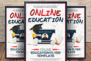 Online Education Flyer Template