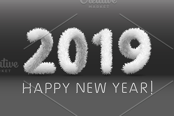shaggy wooly 2019 Happy New Year in Graphics - product preview 4