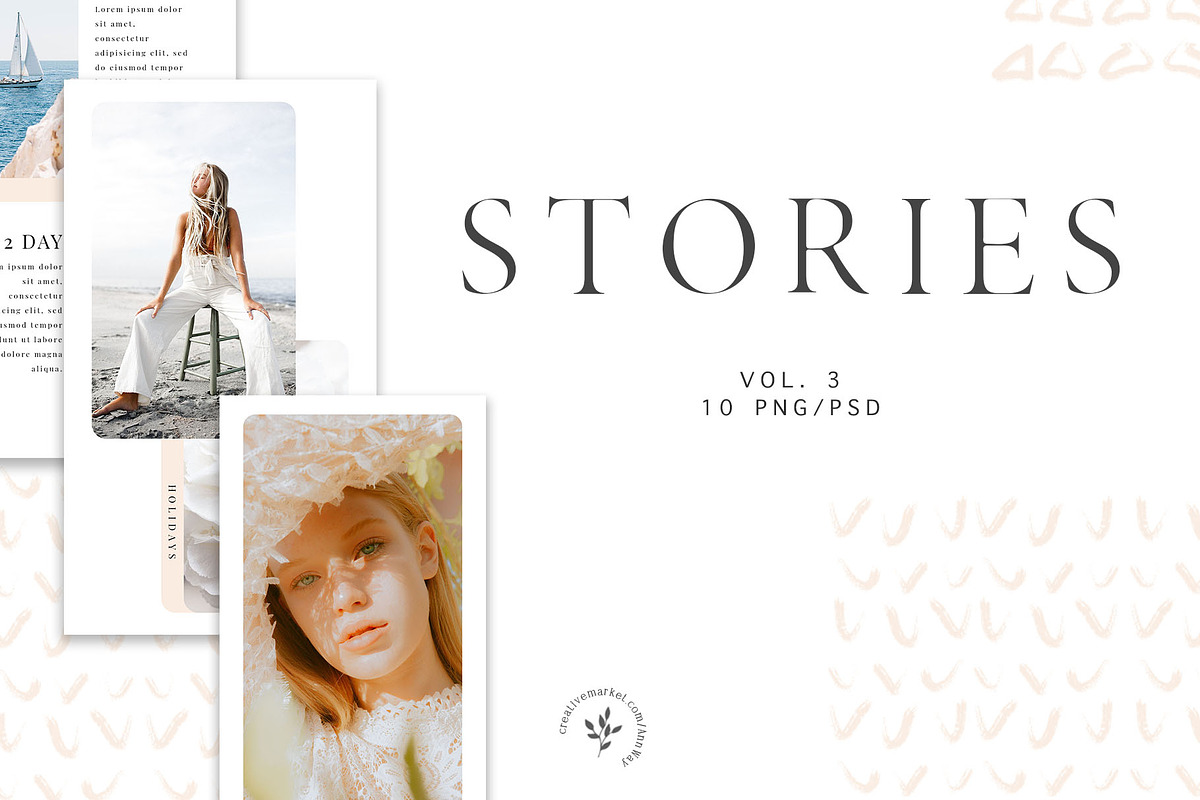 S T O R I E S Vol. 3 in Instagram Templates - product preview 8