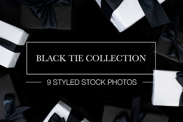 Stock Photo Bundle: Black Tie