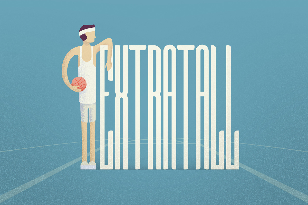 Extratall in Sans-Serif Fonts - product preview 8