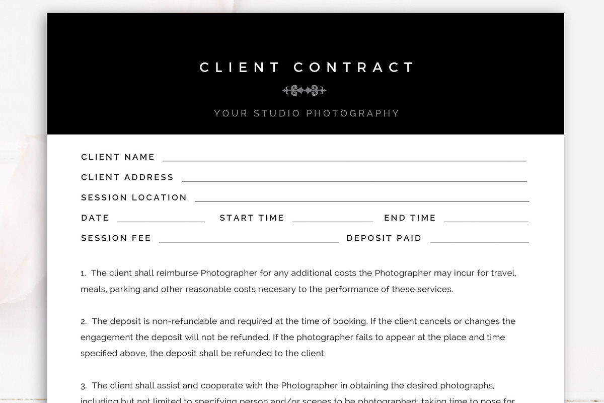 Professional Contract Template