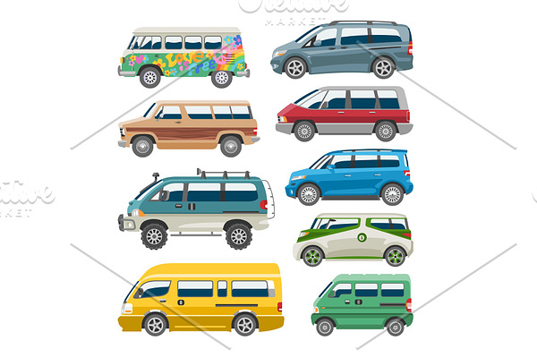 Minivan car vector van auto vehicle