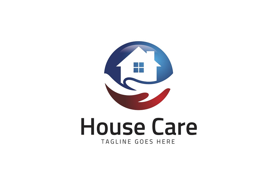 House Care Center Logo Template