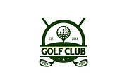 Golf Club Badge Logo Template