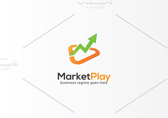 Market Play Logo in Logo Templates - product preview 1