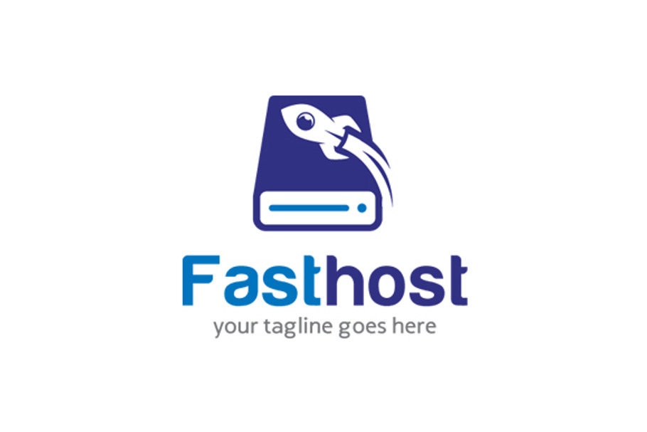 Fast Hosting Logo Design