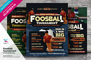 Foosball Tournament Flyer Templates