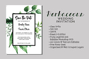 Herbaceous Wedding Invitation
