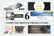 6 Computer Shop Facebook Covers