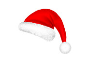 Christmas Santa Claus Hat With Fur