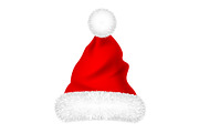 Christmas Santa Claus Hat With Fur