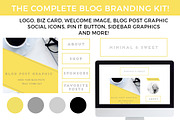 Blog Branding Kit: Minimal & Sweet