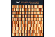 Bronze gradient,pattern,template.Set