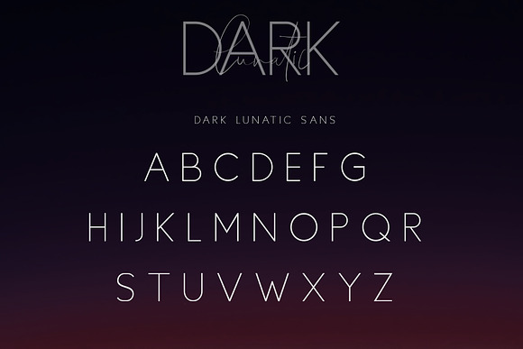 Dark Lunatic Duo in Script Fonts - product preview 9