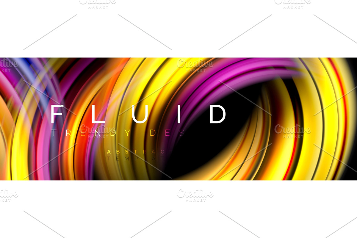 Background abstract design, flowing in Illustrations - product preview 8