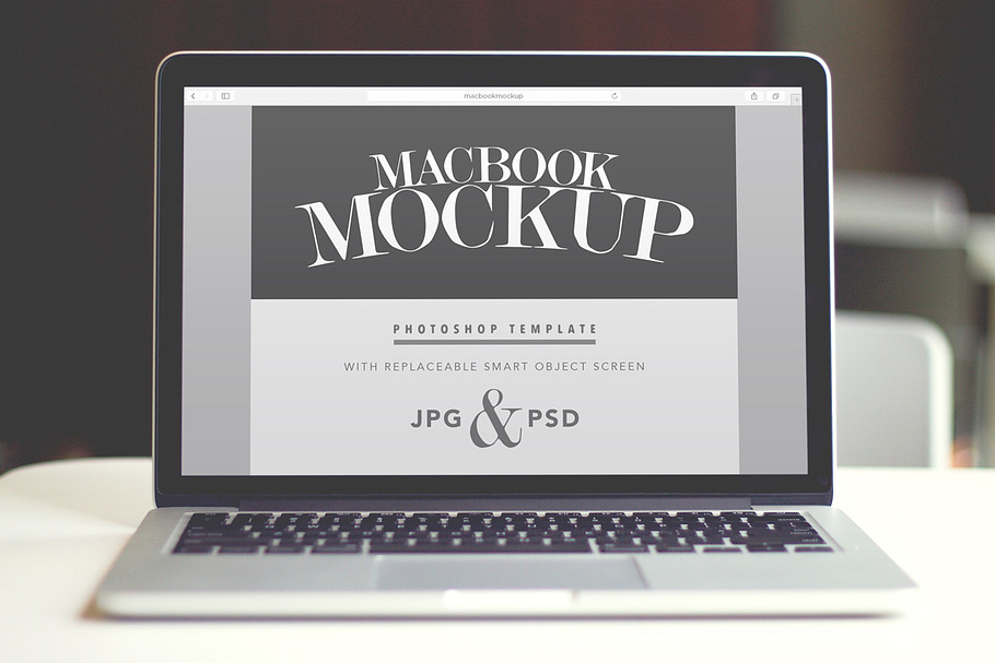 MacBook Pro Mockup - PSD Template