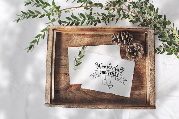 Magic Winter script font duo & logos in Icon Fonts - product preview 10