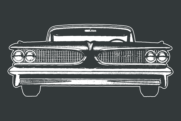 Classic Car T-Shirt / Poster Design in Graphics - product preview 2