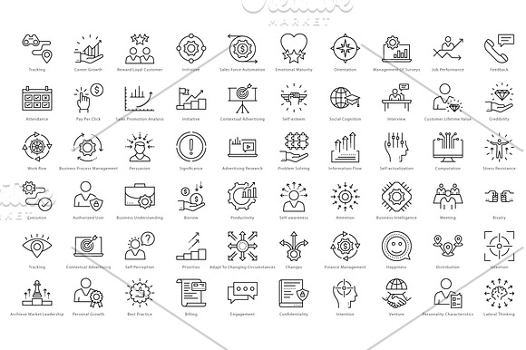 1270 Business Line Icons  in Icons Packs - product preview 13