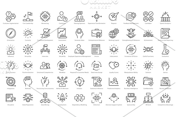 1270 Business Line Icons  in Icons Packs - product preview 14