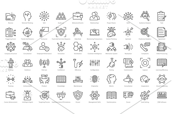 1270 Business Line Icons  in Icons Packs - product preview 15
