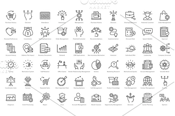 1270 Business Line Icons  in Icons Packs - product preview 16