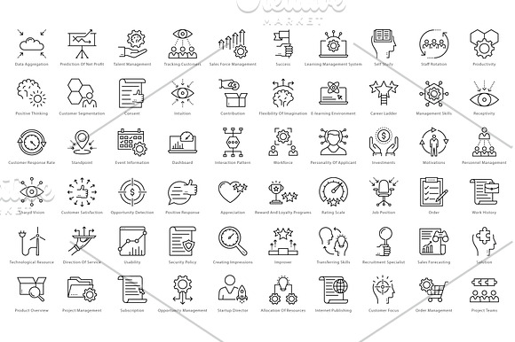 1270 Business Line Icons  in Icons Packs - product preview 17