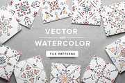 Watercolor/Vector Tile Patterns