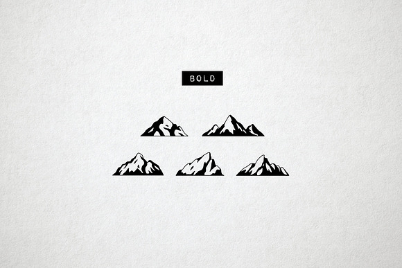 45 Mountain Icons - Logo Icons in Logo Icons - product preview 8