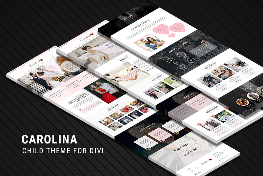 Carolina - Divi Child Theme in WordPress Business Themes - product preview 8