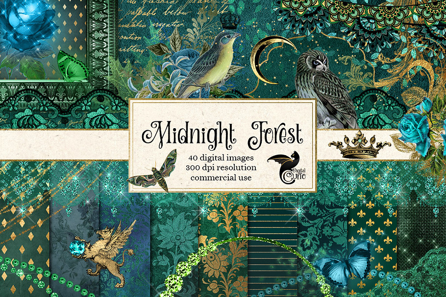 Midnight Forest Graphics Pack