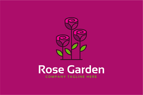 Rose Garden Logo Template in Logo Templates - product preview 1