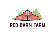 Red Barn Farm Logo Template