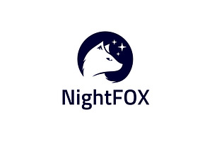 Night Fox Logo Template Creative Illustrator Templates