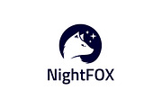 Night Fox Logo Template