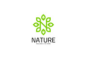 Nature - Letter N Logo Template